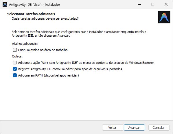 Deixe marcado “Adicione em PATH”